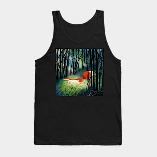 Red Fox in Forest Tank Top